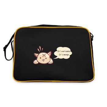 Ce ne sont pas des bandes dessinées, ce sont des mangas - Sac Retro - noir/or - Dos