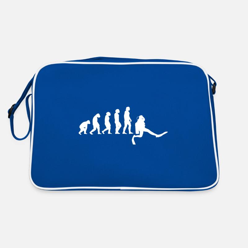 Diver scuba recreational divers development Retro Bag