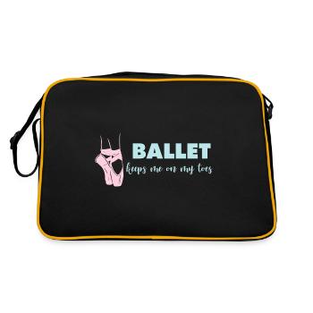 Balle danse de balle danse me tient sur les orteils Balle - Sac Retro - noir/or - Dos