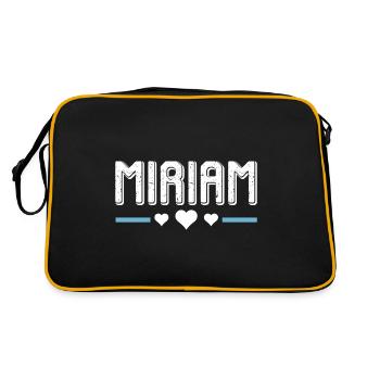 Miriam - Retro Bag - black/gold - Back