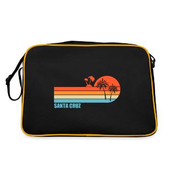 California Surfing Santa Cruz - Retro Bag - black/gold - Back