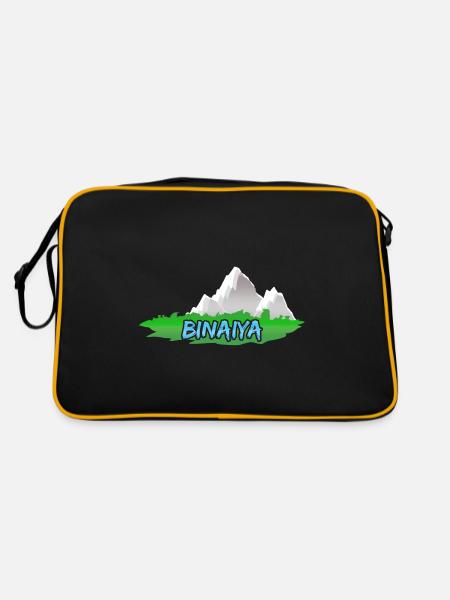 Binaiya Binaiya - Retro Bag - black/gold - Back
