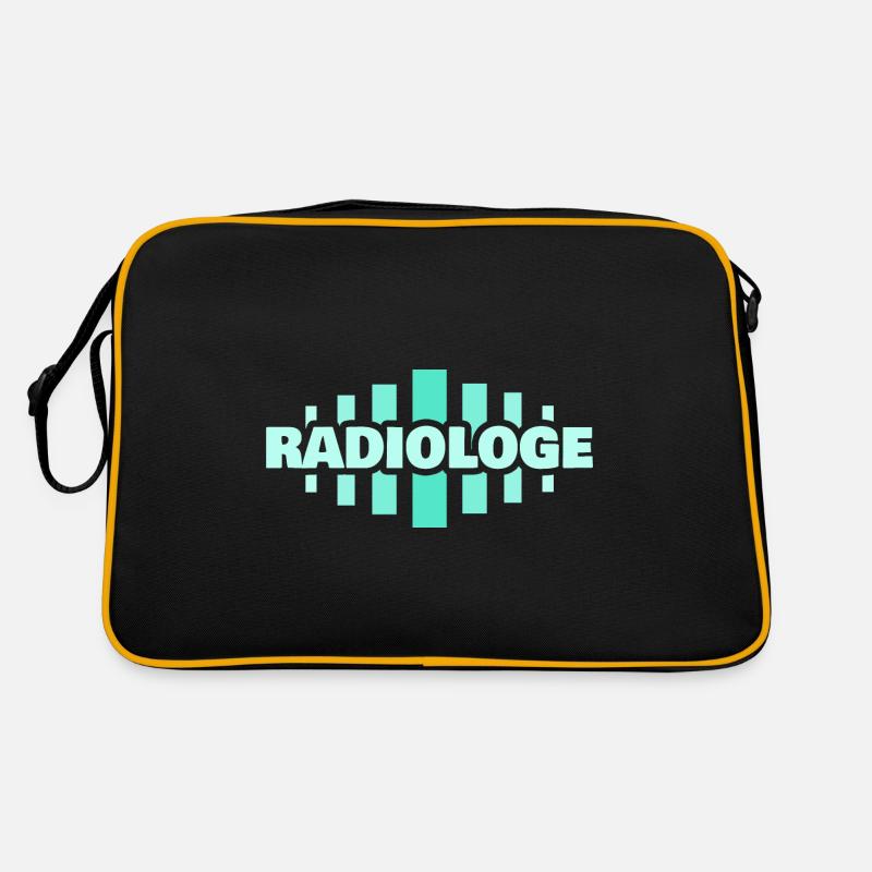 Profession Radiologue - Sac Retro - noir/or