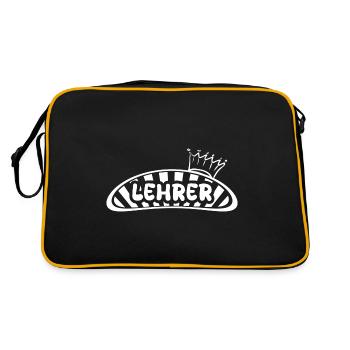 L’enseignement en tant que profession - Sac Retro - noir/or - Dos
