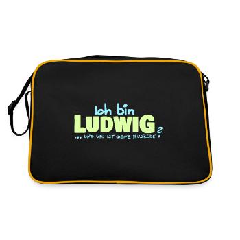 Ludwig - Retro Bag - black/gold - Back