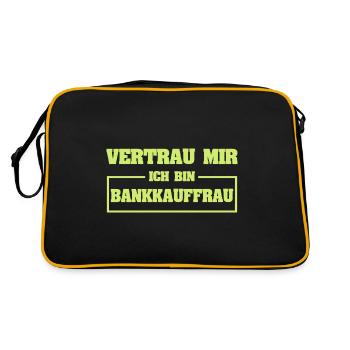 Bank clerk - Retro Bag - black/gold - Back