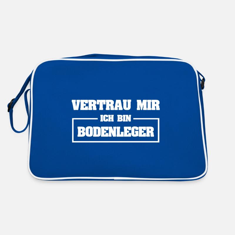 Bodenleger als Lustig Retro Tasche