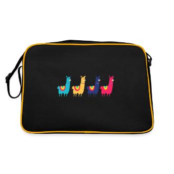 Alpaka - Sac Retro - noir/or - Dos