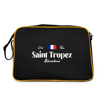 Saint Tropez Club Sea Adventure - Sac Retro - noir/or - Dos