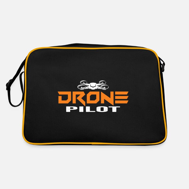 Drone Drone Pilote Quadcopter Drone Pilote Sac Retro