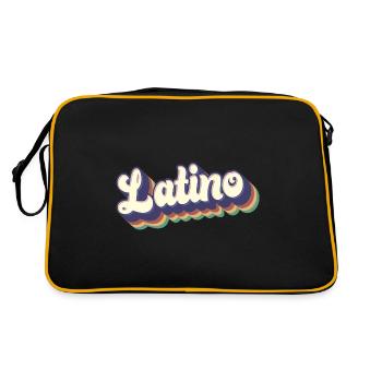 Latino - Fiers Mexicains Espagnols Hispaniques Racines Hommes - Sac Retro - noir/or - Dos