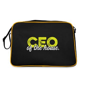 CEO of the house. Businessman Poison - Retro Bag - black/gold - Back