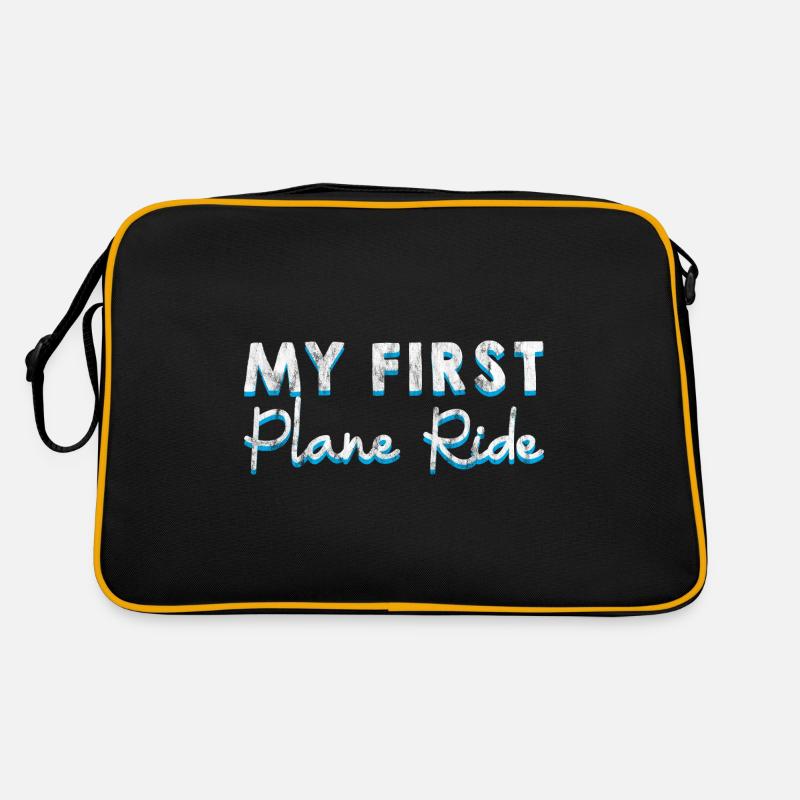 My First Plane Ride 28 Retro Tasche