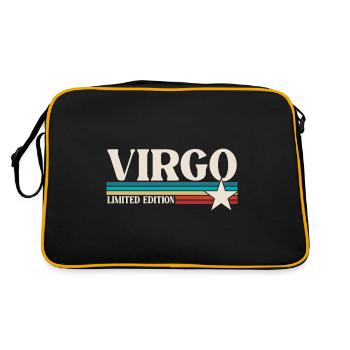 Signe du zodiaque Vierge - Sac Retro - noir/or - Dos