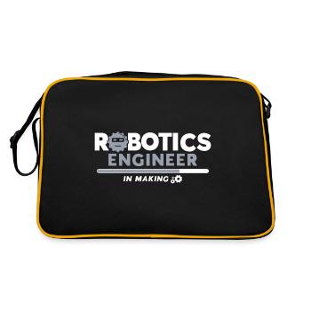 Robot Robotics Engineer Costume Robot - Retro Bag - black/gold - Back