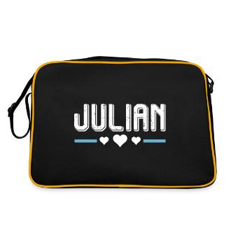 Julian - Retro Bag - black/gold - Back