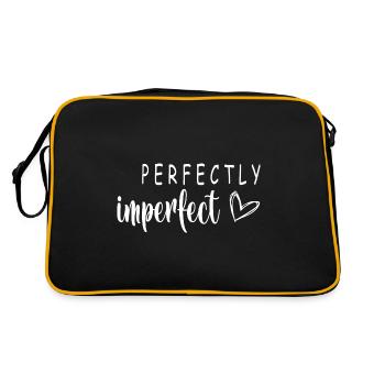 PARFAITEMENT imparfait - Sac Retro - noir/or - Dos