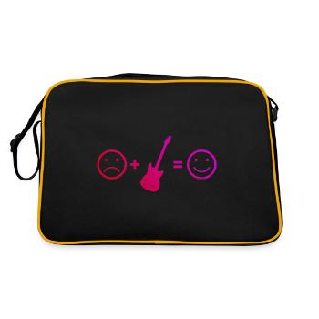 Electric guitar classical guitar acoustic guitar - Retro Bag - black/gold - Back