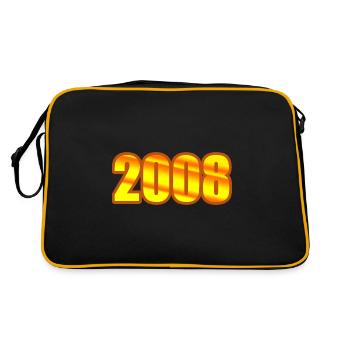 Year 2008 - Retro Bag - black/gold - Back