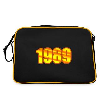 Année 1989 - Sac Retro - noir/or - Dos