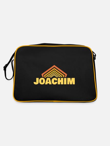 Joachim comme prénom - Sac Retro - noir/or - Dos