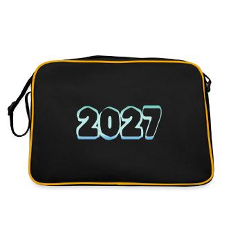2027 - Sac Retro - noir/or - Dos