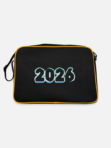 2026 - Sac Retro - noir/or - Dos