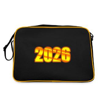 2026 - Retro Bag - black/gold - Back