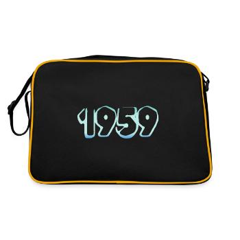 1959 - Sac Retro - noir/or - Dos