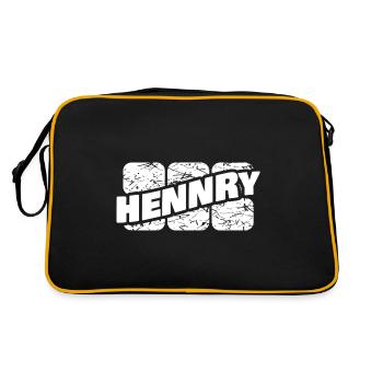 Hennry Hennry - Sac Retro - noir/or - Dos