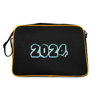 2024 - Retro Bag - black/gold - Back