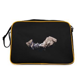 Watzmann avec écriture - Sac Retro - noir/or - Dos