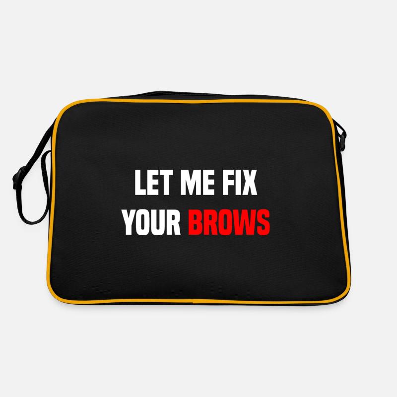 Microblading-Künstlerin Let Me Fix Your Brows Kosm Retro Tasche