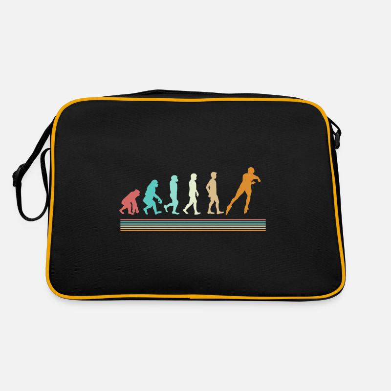 Inline Skating Evolution Roller Skate Inline Skater Retro Bag