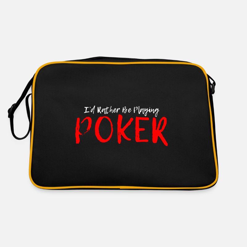 I'd Rather Be Playing Poker 4 Retro Bag