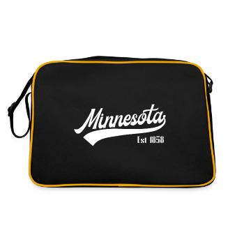 Minnesota - Sac Retro - noir/or - Dos