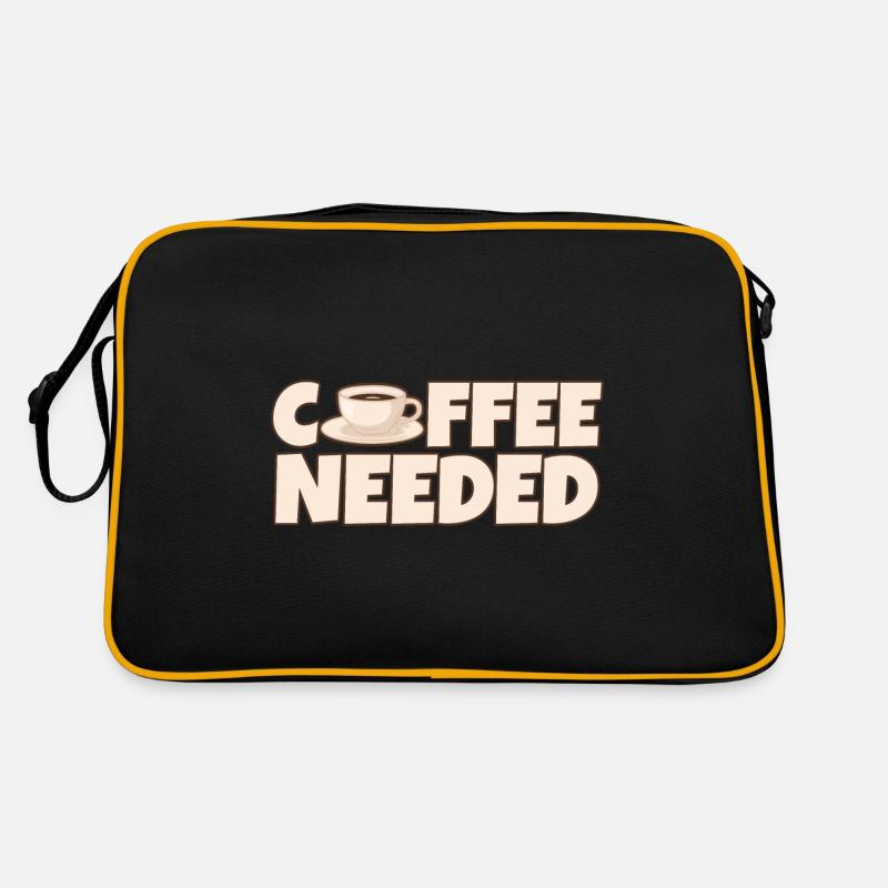Coffee Needed 4 Retro Tasche