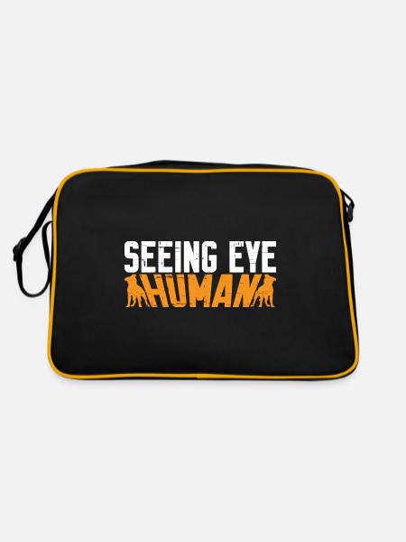 Seeing Eye Human 10 - Retro Bag - black/gold - Back