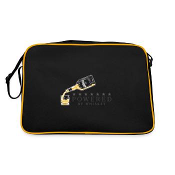 Propulsé par Whiskey Whisky Toast - Sac Retro - noir/or - Dos