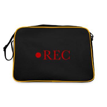 Rec Record Filmmaker Réalisateur - Sac Retro - noir/or - Dos