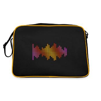 Equalizer Music Dj - Retro Bag - black/gold - Back