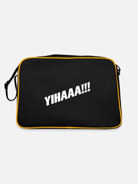 Yihaaa!!! - Retro Bag - black/gold - Back