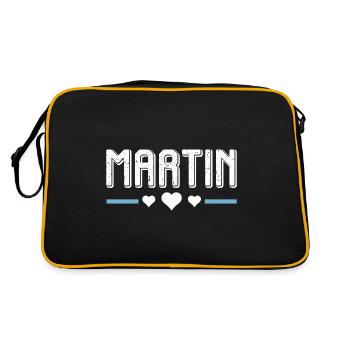 Martin - Sac Retro - noir/or - Dos