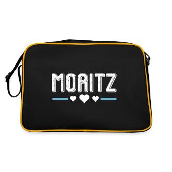 Moritz - Retro Bag - black/gold - Back