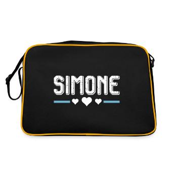 Simone - Sac Retro - noir/or - Dos