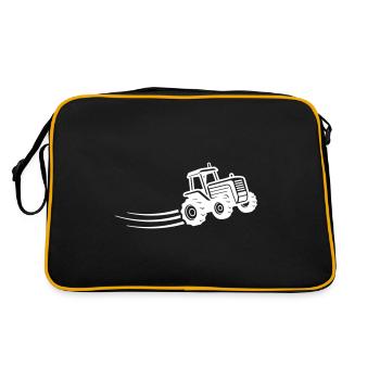Tracteur Farmer Symbole Farmer - Sac Retro - noir/or - Dos