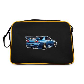 Jdm / Tuning / Turbocharger / Rims / Chiptuning - Retro Bag - black/gold - Back