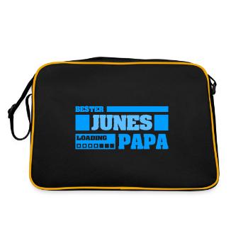 Junes as a first name - Retro Bag - black/gold - Back