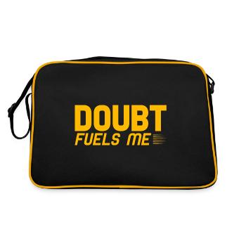 Doubt Fuels Me 2 - Retro Bag - black/gold - Back