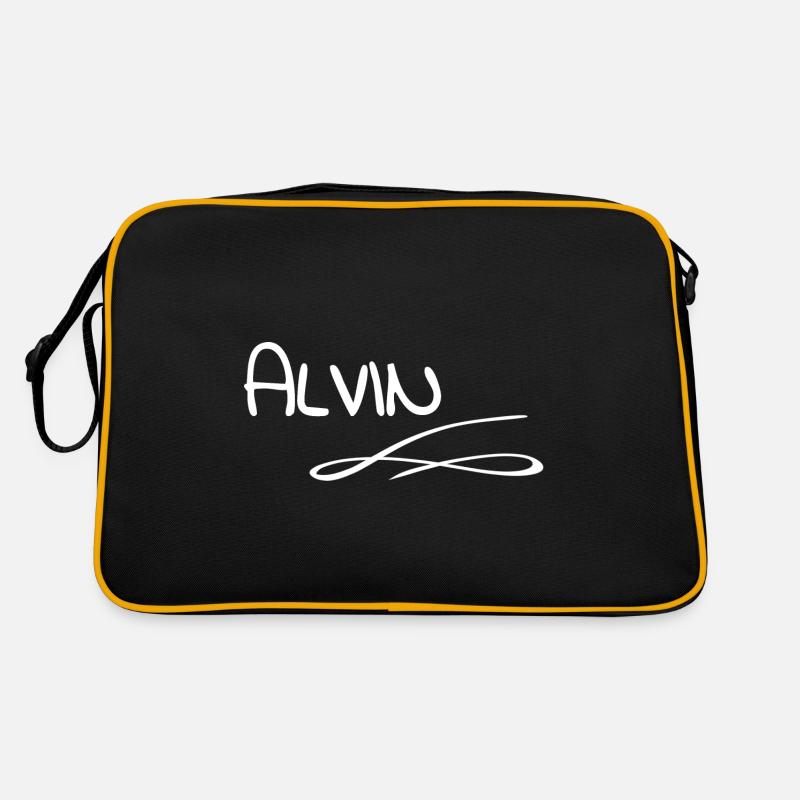 First name Alvin Retro Bag